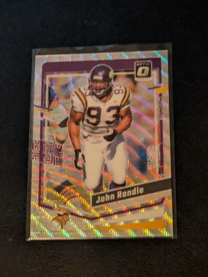 John Randle 217/300 2023 Donruss Optic Wave insert