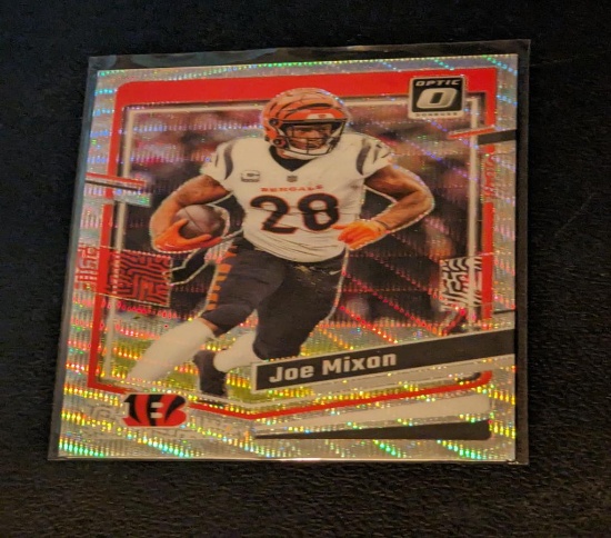 Joe Mixon 088/300 2023 Donruss Optic Wave insert