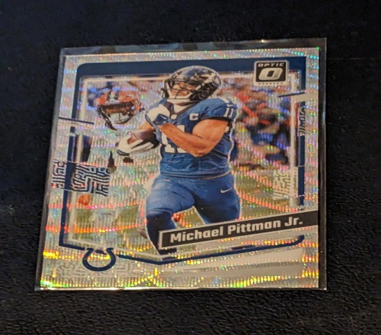Michael Pittman JR 076/300 2023 Donruss Optic Wave insert