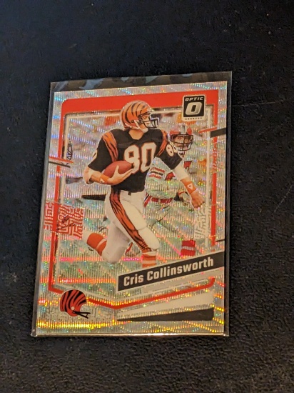 Cris Collinsworth 219/300 2023 Donruss Optic Wave insert