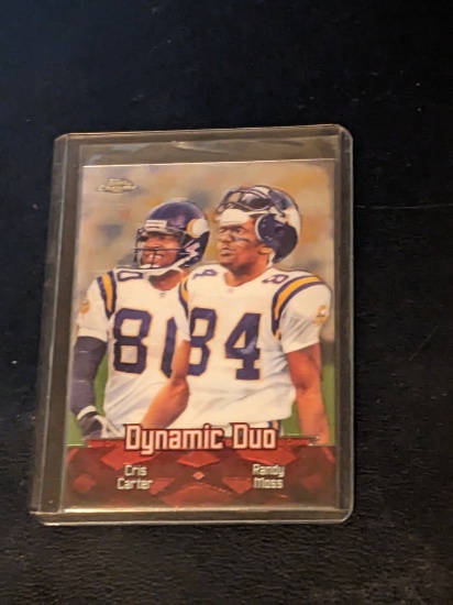 2000 Topps "Topps Combos" TC2 Dynamic Duo Cris Carter / Randy Moss Vikings