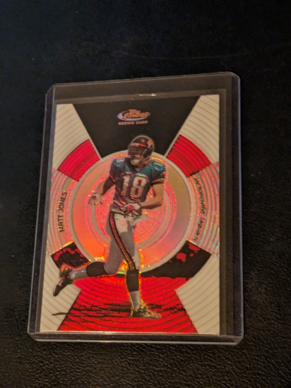 2005 Topps Finest Refractor holo Matt Jones #131 Rookie RC