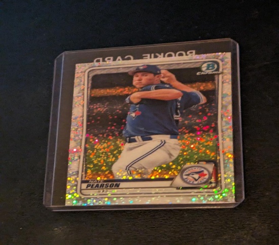 2020 Bowman Chrome Prospects Speckle Refractor #BCP-124 Nate Pearson
