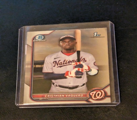 2022 Bowman Chrome 1st #BCP-157 Christhian Vaquero NATIONALS
