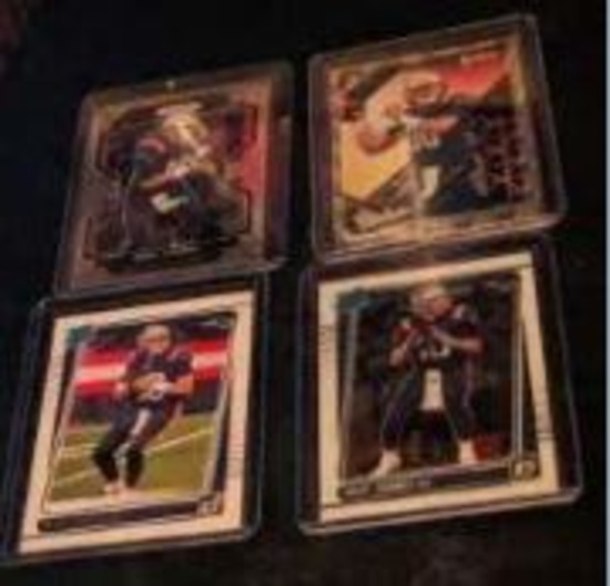 x4 Mac Jones lot with rookies and Rated Rookie