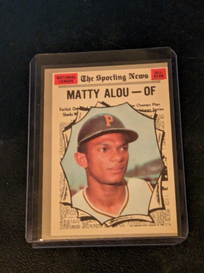 1970 TOPPS BASEBALL THE SPORTING NEWS #460 MATTY ALOU PITTSBURGH PIRATES