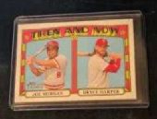 2021 Topps Heritage Then and Now - Joe Morgan/ Bryce Harper