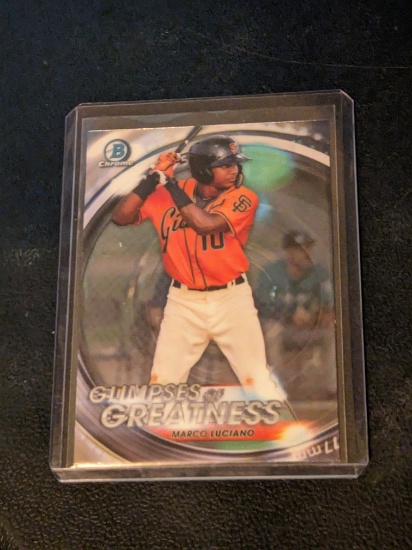 2020 Bowman Chrome Marco Luciano Glimpses of Greatness #GOG-ML