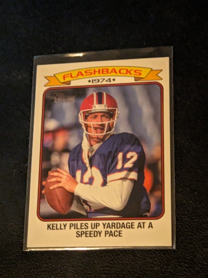 Jim Kelly 2023 Topps 1974 Flashbacks NFL #FF-1 Football Card Buffalo Bills