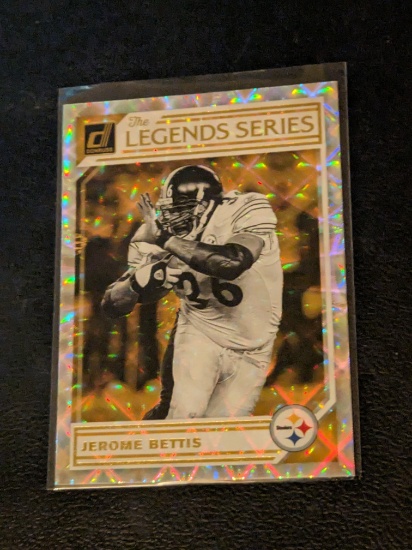 Jerome Bettis 2019 Donruss elite Legend Series #ls-17 Parallel Insert Pittsburgh Steelers