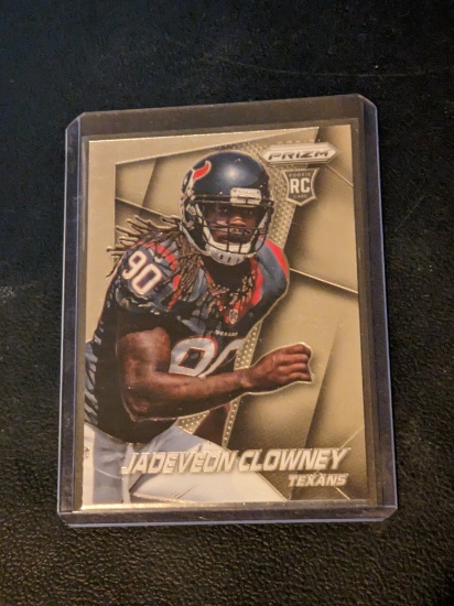 2014 Panini Prizm - Running Left #285 Jadeveon Clowney (RC)