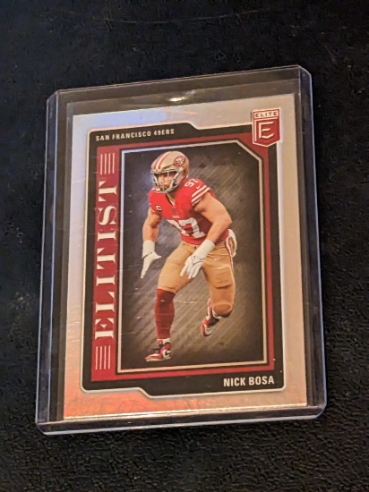 2023 Elite #EL-3 Nick Bosa Score silver Parallel Insert