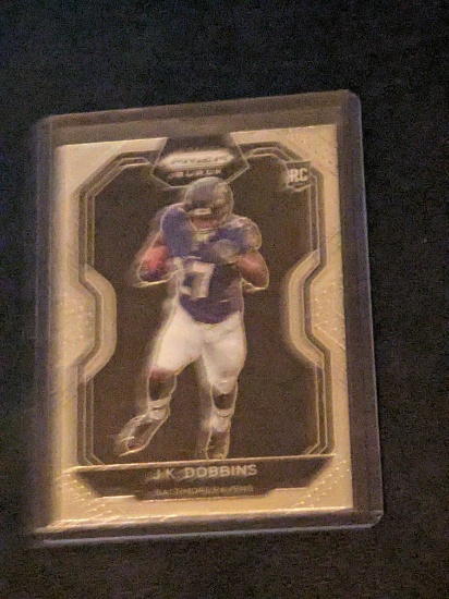2020 Panini Chronicles - Prizm Black #PB-6 J.K. Dobbins (RC)