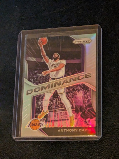 2020-21 Panini Prizm #1 Anthony Davis Dominance Prizms Silver