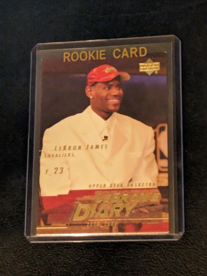 LEBRON JAMES 2003 Upper Deck LeBron's Diary #LJ5 Rookie RC