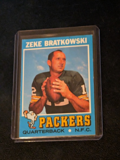 1971 Topps Zeke Bratkowski Football Cards #111