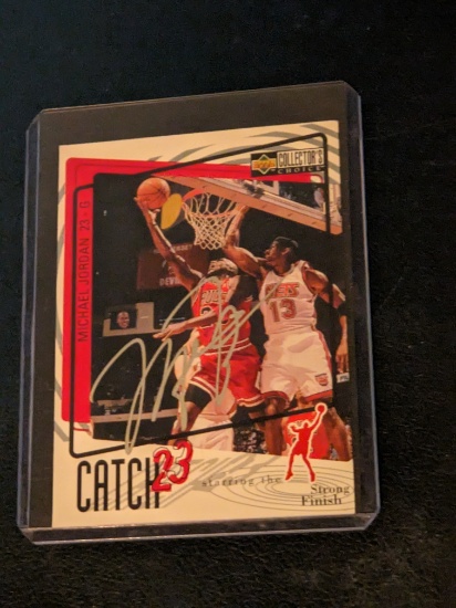 Michael Jordan Signed Sports Card with coa