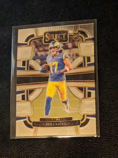 2023 Panini Select Puka Nacua RC #56 Los Angeles Rams