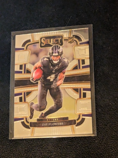 2023 Panini Select Zay Flowers RC #8