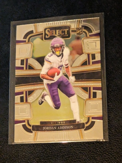 2023 Panini Select #66 Jordan Addison Rookie Concourse Minnesota Vikings