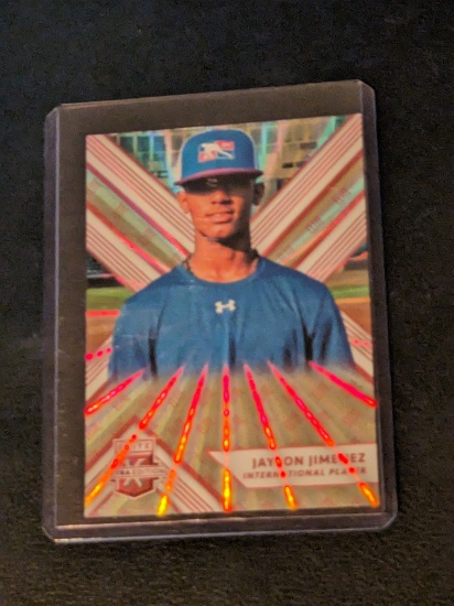Jayson Jimenez 2018 Panini Elite Extra Edition #187 Dominican Rookie
