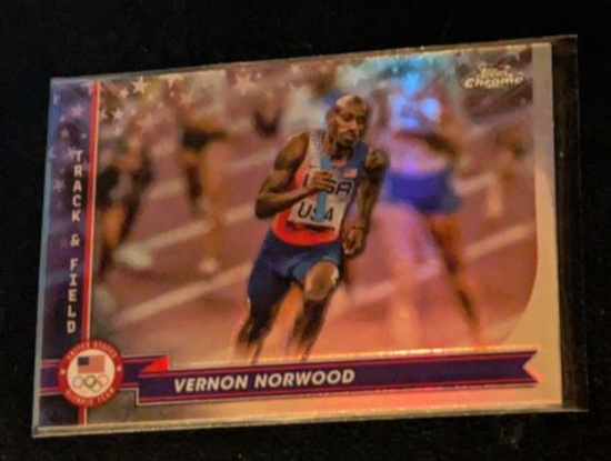 VERNON NORWOOD 2024 USA TOPPS CHROME SILVER REFRACTOR