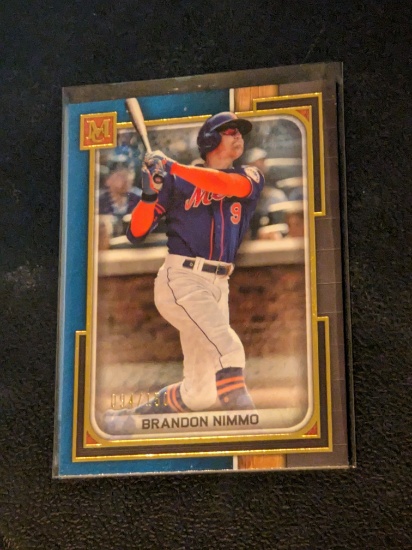 2023 Topps Museum Collection Blue #78 Brandon Nimmo