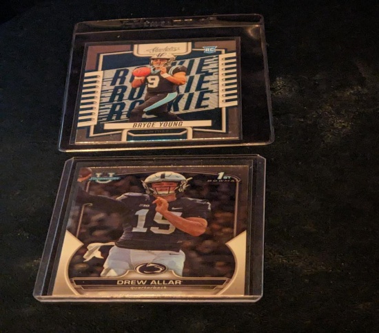 x2 QB lot includes Bryce Young RC and Drew allar see pictures