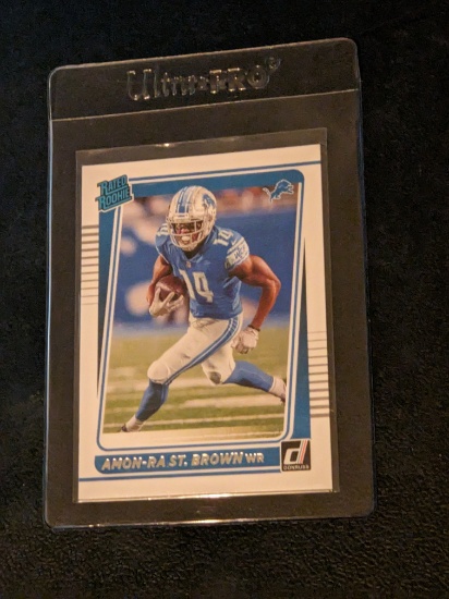 2021 Donruss Football Amon-Ra St. Brown Rated Rookie RC #284