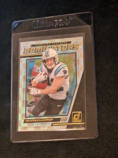 2021 Panini Donruss Dominators #D5 Christian McCaffrey Foil Insert