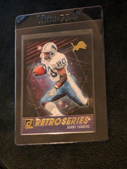 2021 Donruss # RS9 BARRY SANDERS Retroseries Detroit Lions RARE Insert