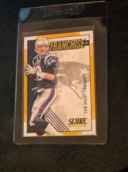 Tom Brady 2016 Panini Score Football Franchise Gold New England Patriots #3