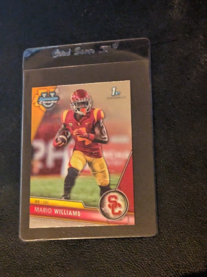 2023 Bowman U Mario Williams #184 1st Auto USC Tulane