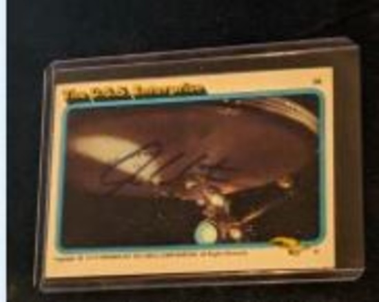 William Shatner Signed Autographed Trading Card with fivestar grading coa