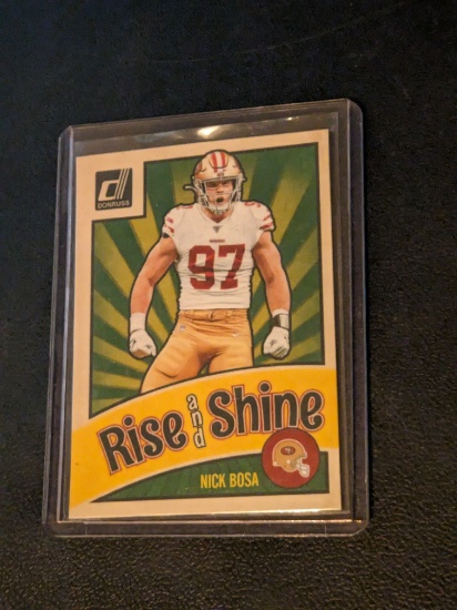 Nick Bosa 2020 Donruss optic rise and shine #19