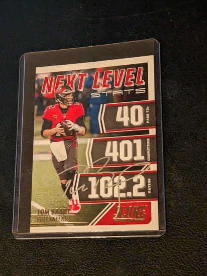 Tom Brady autographed card w/coa