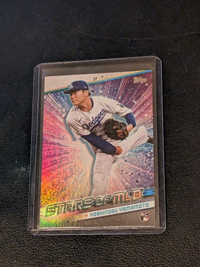 2024 Topps Stars Of MLB Yoshinobu Yamamoto Rookie RC SMLB-57 Dodgers