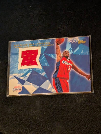 Quentin Richardson - 2001 Topps NBA All-Star Shorts Swatch # TR-QR Game Worn