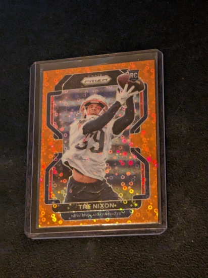 Tre Nixon 2021 Panini Prizm - Rookie Orange Disco Prizm #428 (RC)