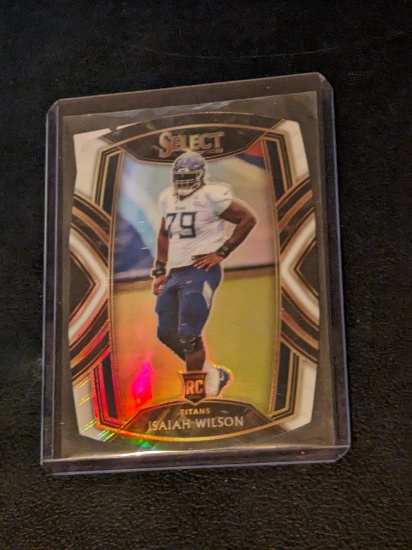 ISAIAH WILSON ROOKIE 2020 SELECT PRIZM SILVER HOLO 291 CLUB LEVEL 291 TITANS