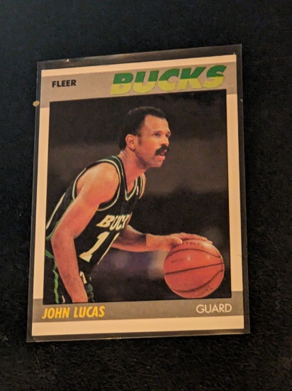 1987-88 Fleer #66 John Lucas Card