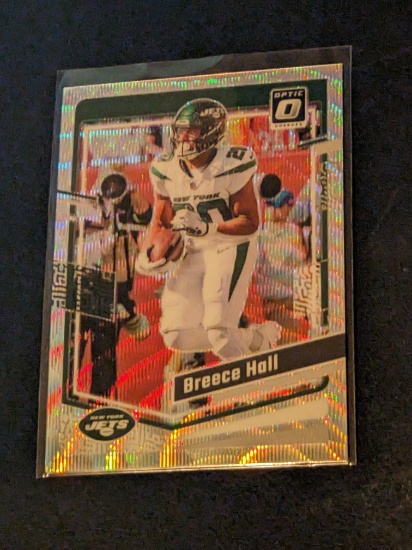 Breece Hall 127/300 2023 Donruss Optic Wave insert