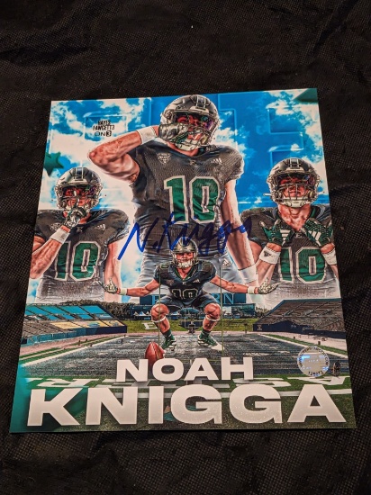 Noah Knigga autographed 8x10 photo with coa