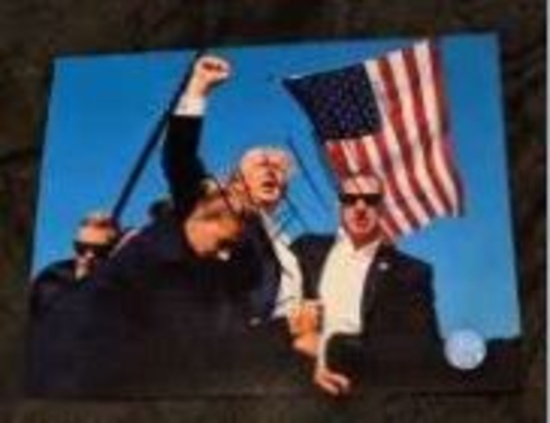 Donald Trump Signed 8x10 Photo with coa