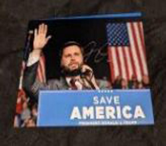 JD Vance Signed 8x10 Photo with coa