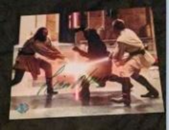 Liam Neison Signed 8x10 Photo with coa