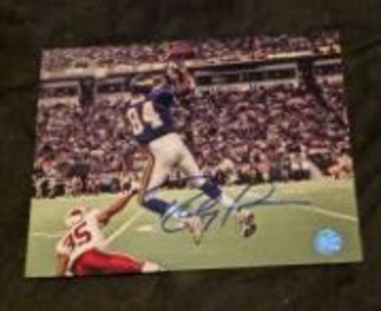Randy Moss Signed 8x10 Photo with coa