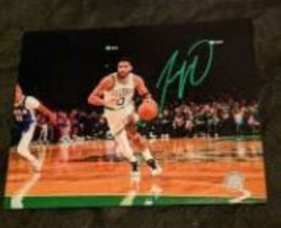 Jayson Tatum autographed 8x10 photo with coa