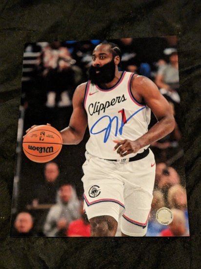 James Harden Signed 8x10 Photo with coa