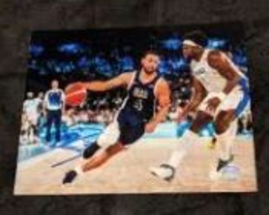 Stephen Curry autographed 8x10 photo with coa
